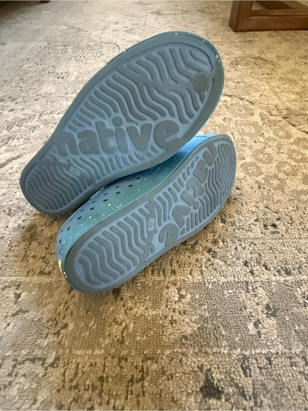 Native Kids Slip-On Water Shoes in Light Blue